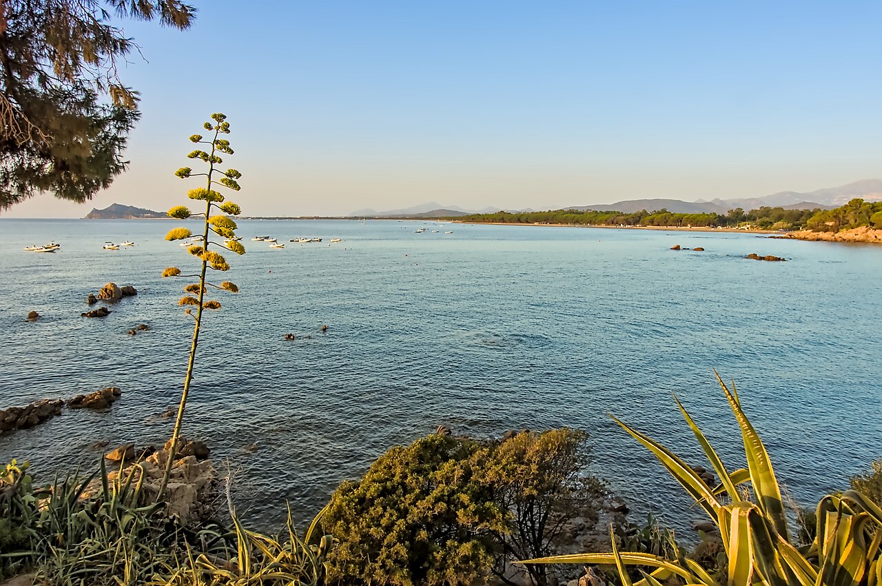The coast and the sea at Santa Maria Navarrese
